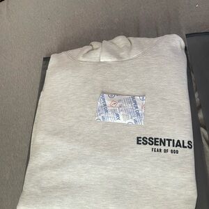 Essentials Fear of God Gray Hoodie